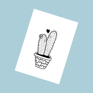 Prickly Love Card by Mike Bage